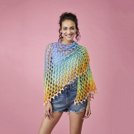 2020 Sunset Shawl 1